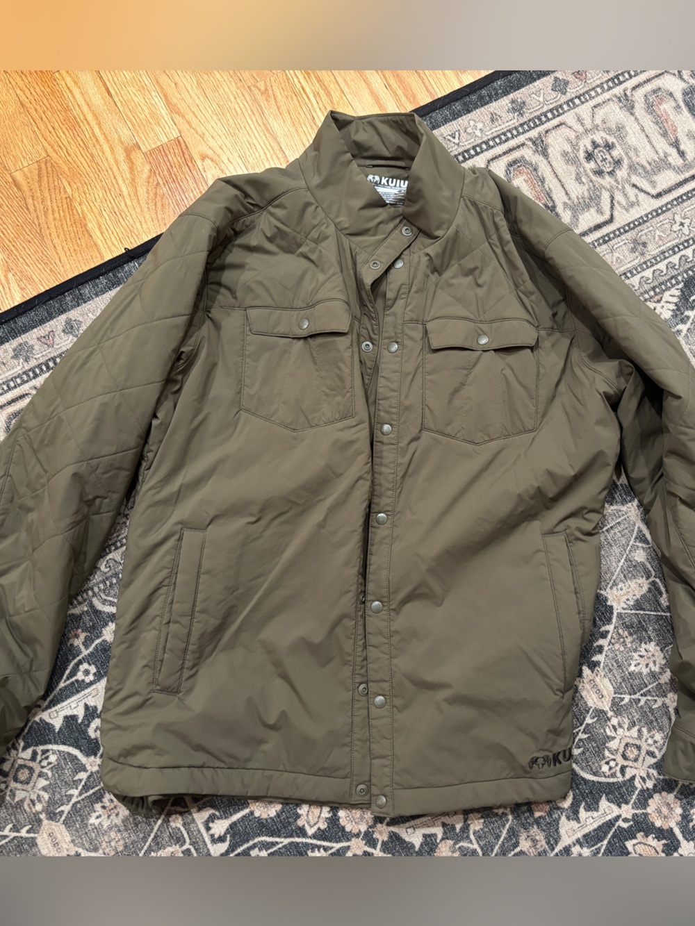 Kuiu base camp insulated snap shirt - xl